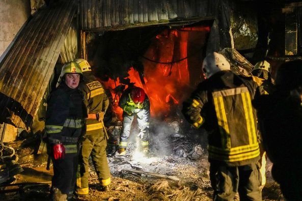 У Салтівському районі сталося чотири пожежі через обстріл