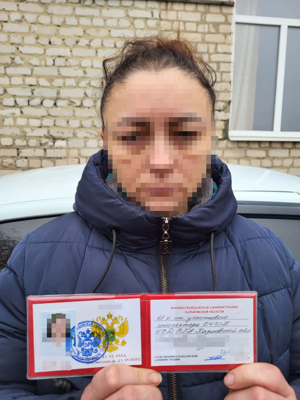 На Харківщині за співпрацю з окупантами затримано колишню поліцейську (відео)