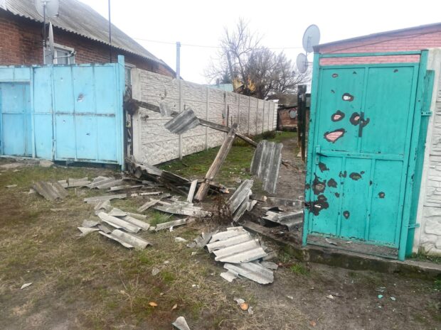 Поліція задокументувала наслідки обстрілу міста Вовчанськ Харківської області