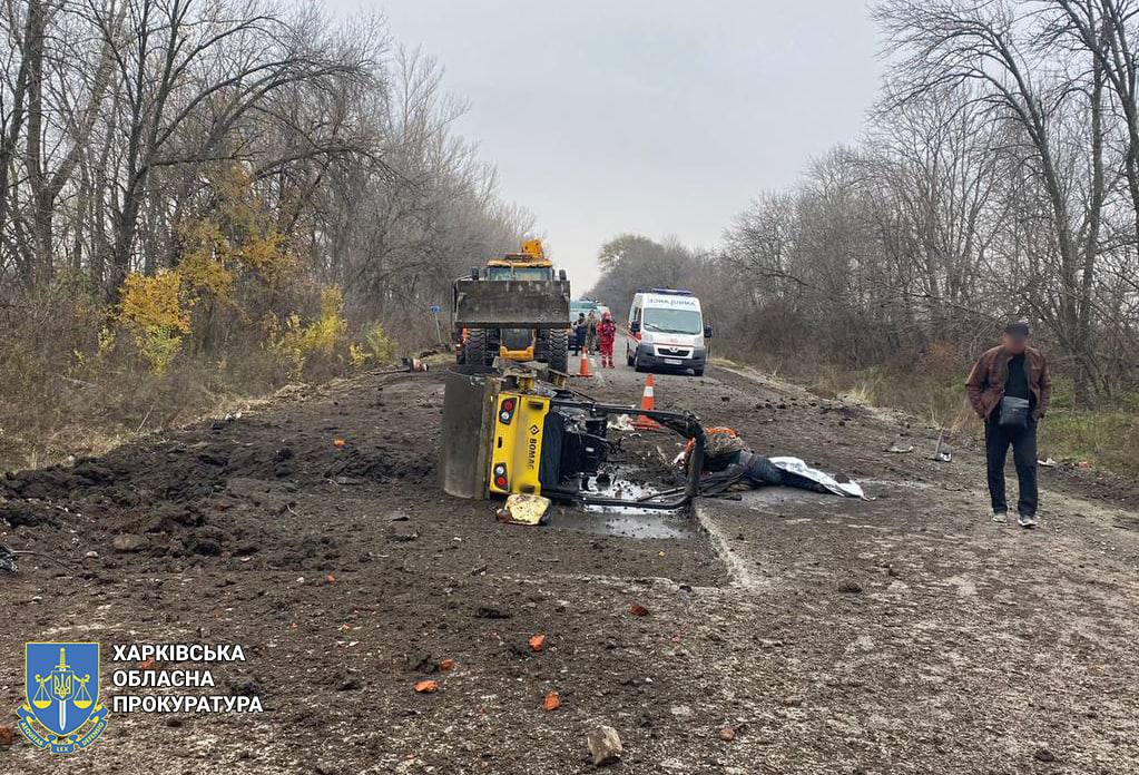Дорожники біля Чкаловського на Харківщині підірвалися на протитанковій міні – прокуратура