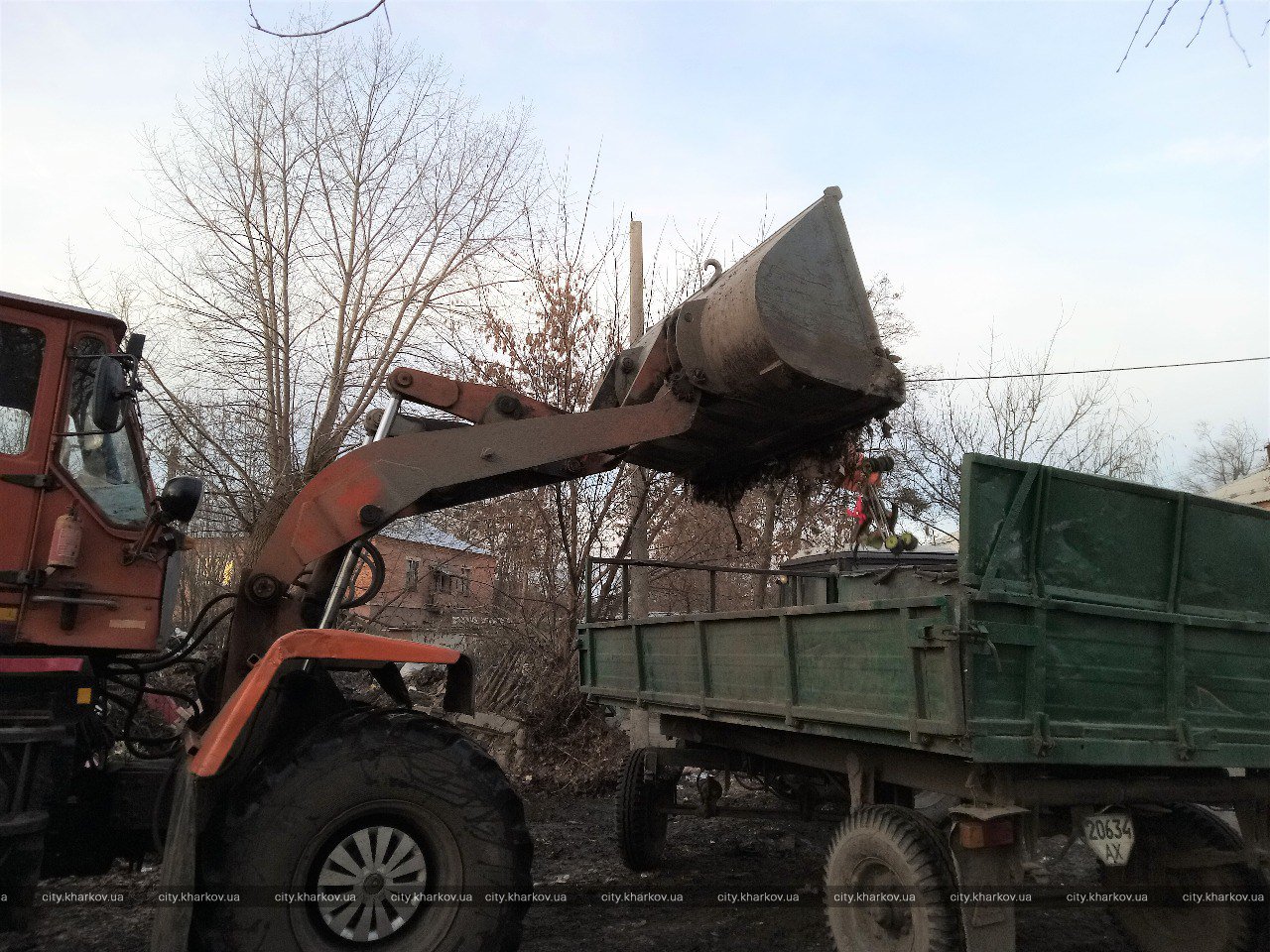 За місяць з Харкова вивезли понад 156 тисяч кубометрів відходів