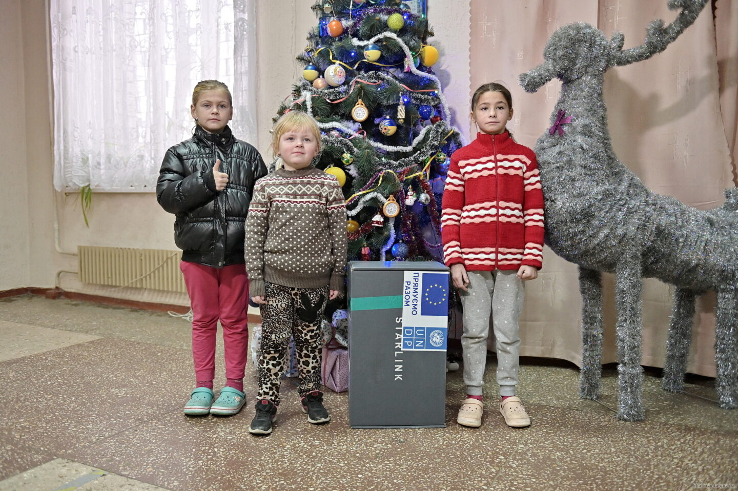 Програма розвитку ООН передала Старлінки закладам освіти Харківщини