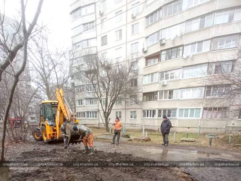 Бригади КП «Харківводоканал» ліквідували 14 аварій на водоводах