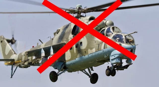 В районі Бахмута харківські нацгвардійці збили Мі-24 окупантів