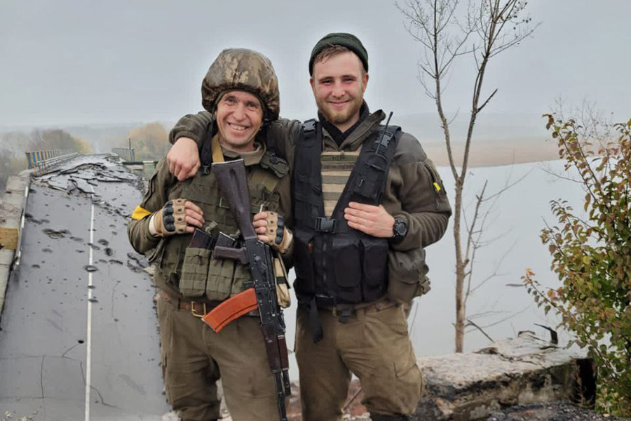 В НГУ розповіли батько та син звільняли Харківщину від окупантів
