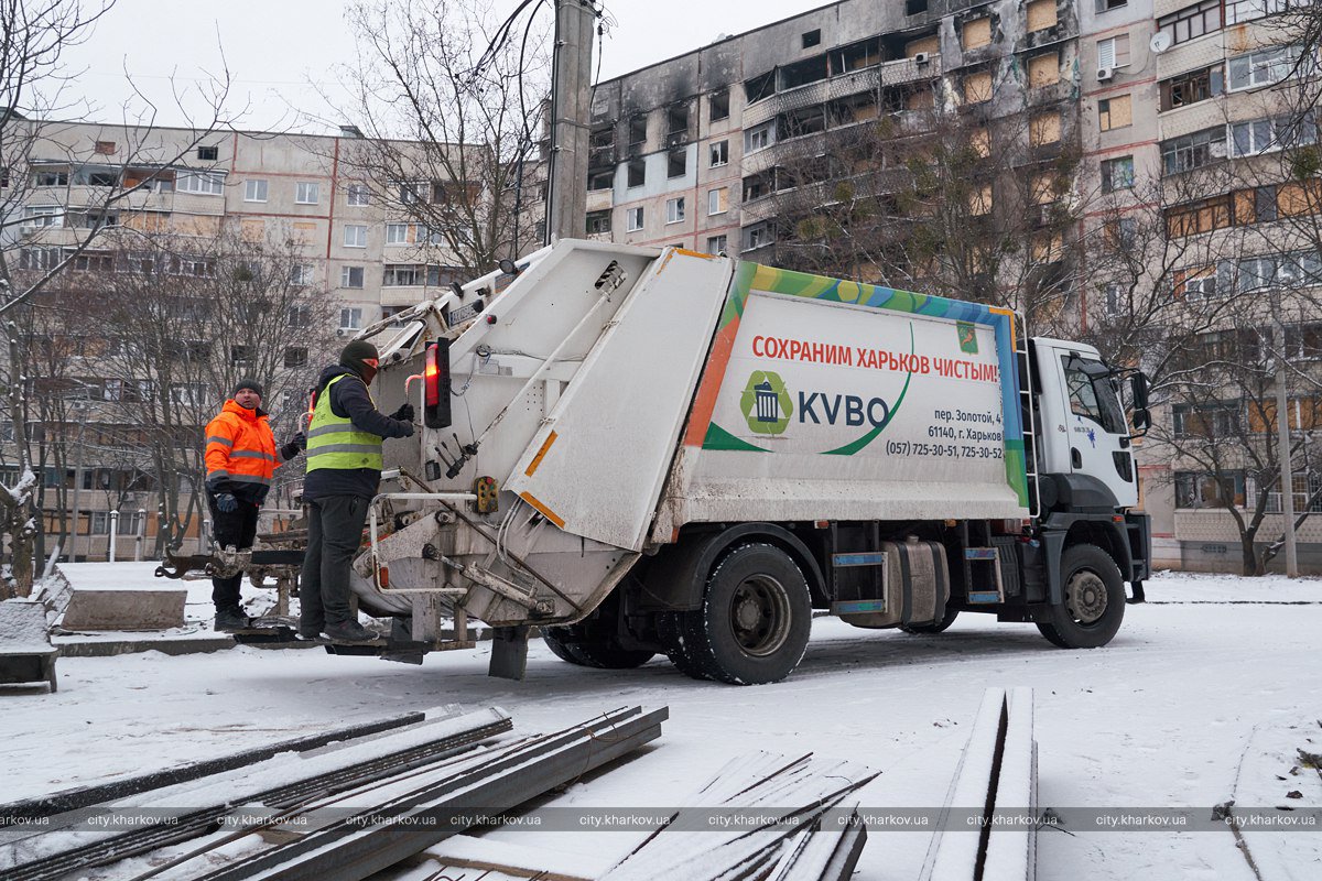 За тиждень з Харкова вивезли близько 42 тисяч кубометрів сміття