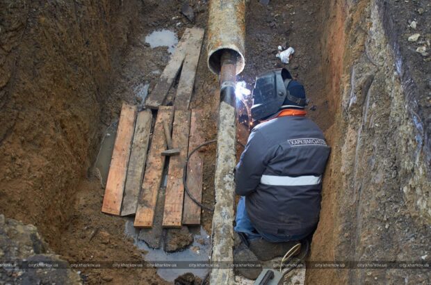 На Північній Салтівці замінили пошкоджену ділянку газопроводу
