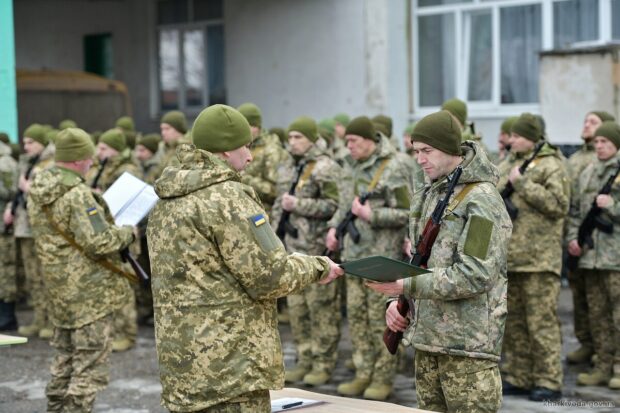 Військовослужбовці Окремого стрілецького батальйону Харківщини склали присягу