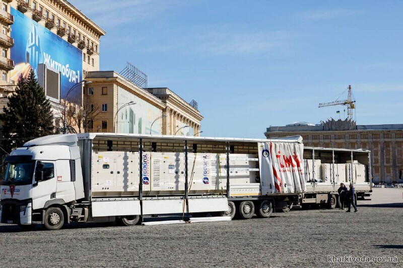 Для Харківщини передали 17 потужних генераторів
