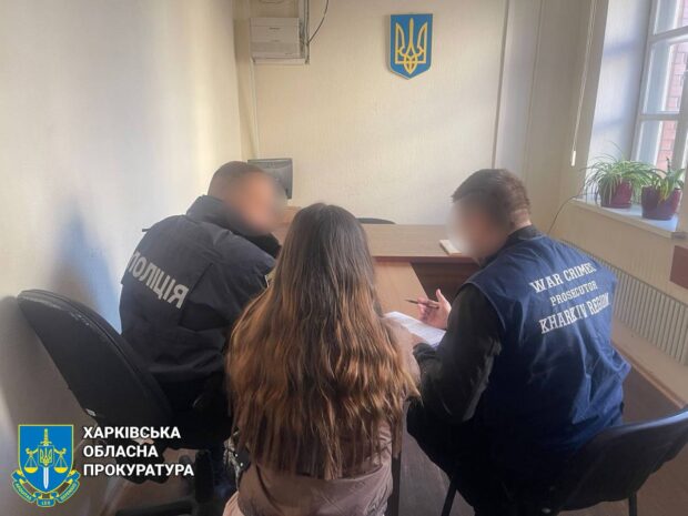 Мешканці Чугуєва, яка розповідала глядачам прямого ефіру в соцмережі, як мріє про приїзд путіна, повідомили про підозру