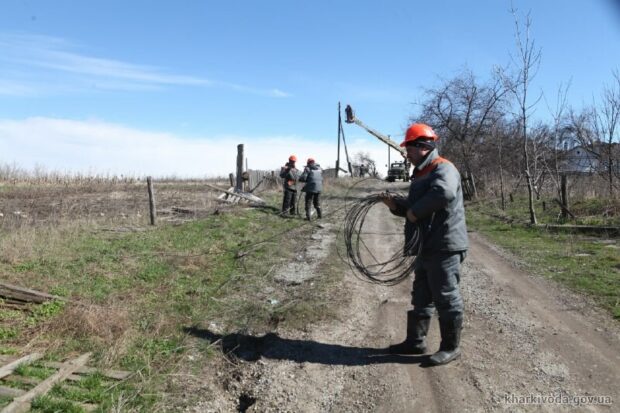 У п'яти селах Ізюмського району відновили електропостачання