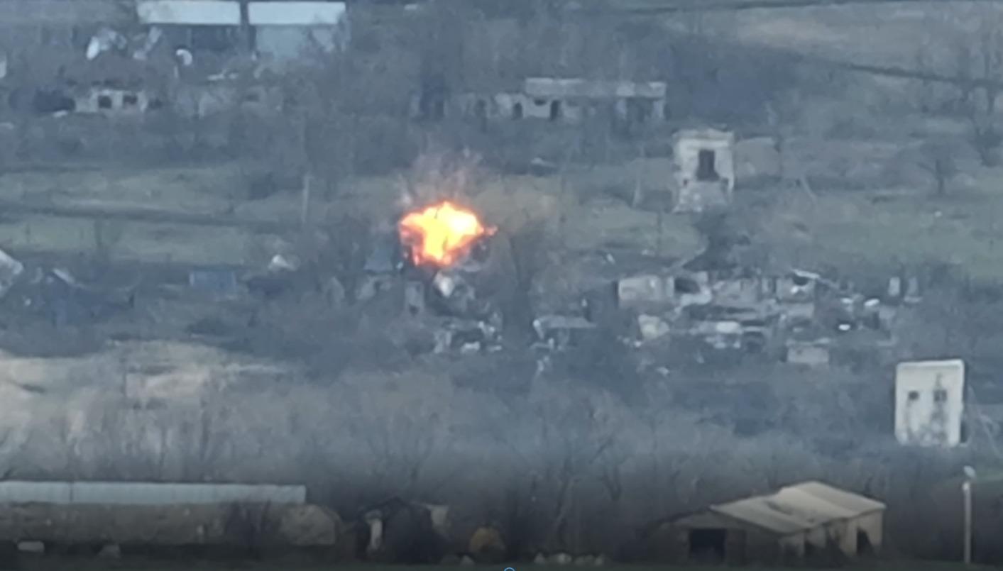 На Куп‘янському напрямку прикордонники знищили ворожий склад БК та вантажівку «Урал»