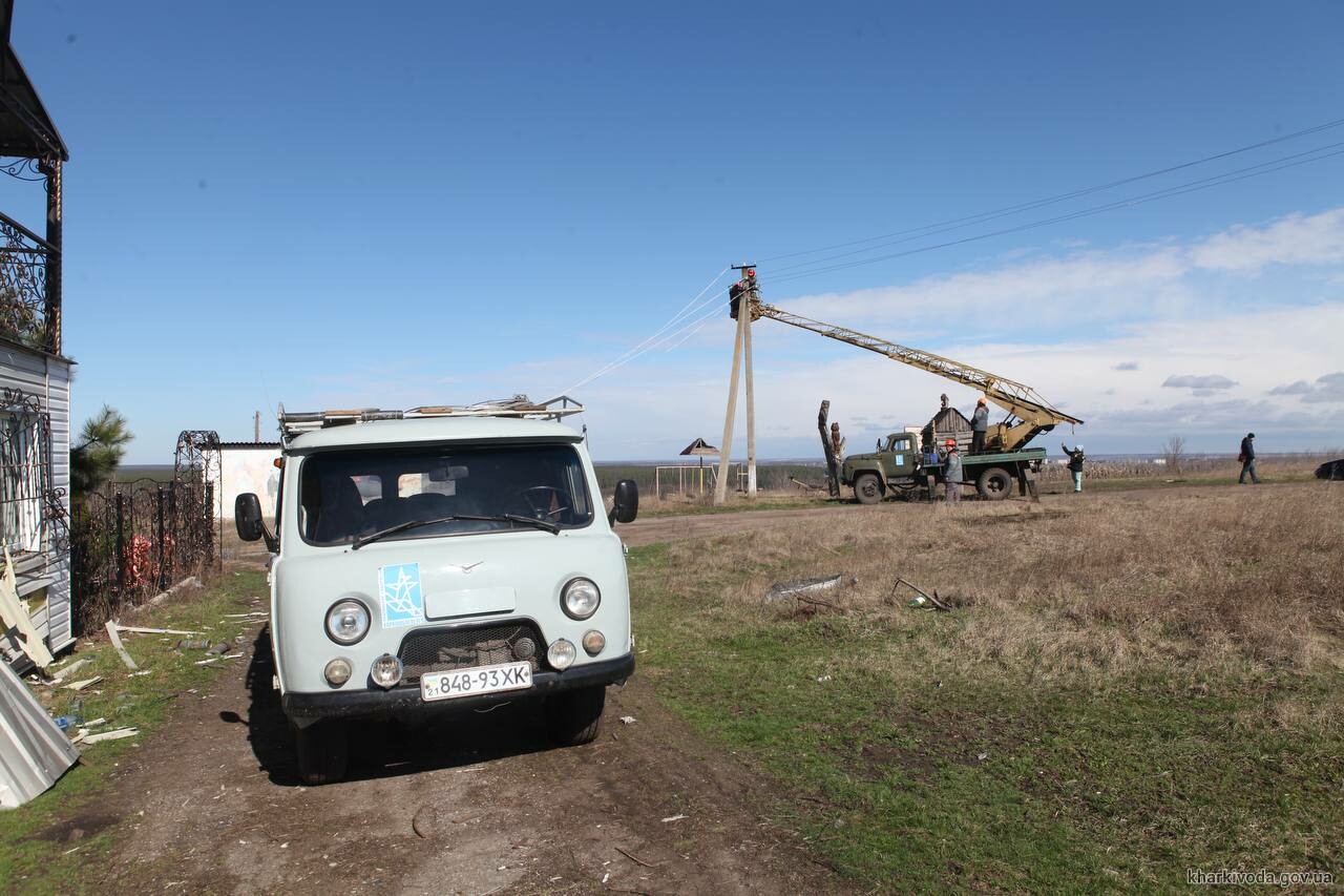 В Ізюмському районі відновили електропостачання у селі, де відбувалися активні бойові дії