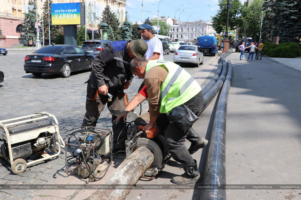 На вулиці Сумській перекладають водовід