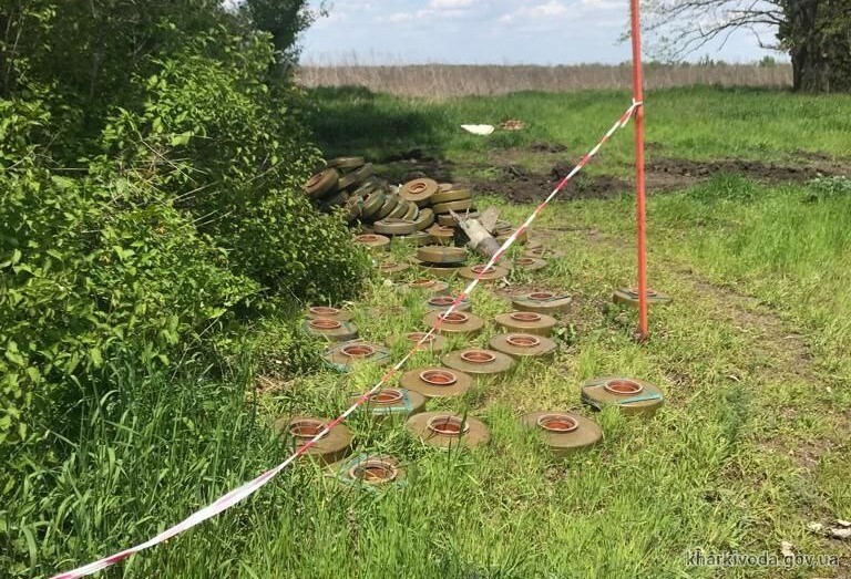 На Харківщині під час ремонту лінії електропередач сапери знешкодили рекордну кількість ворожих мін