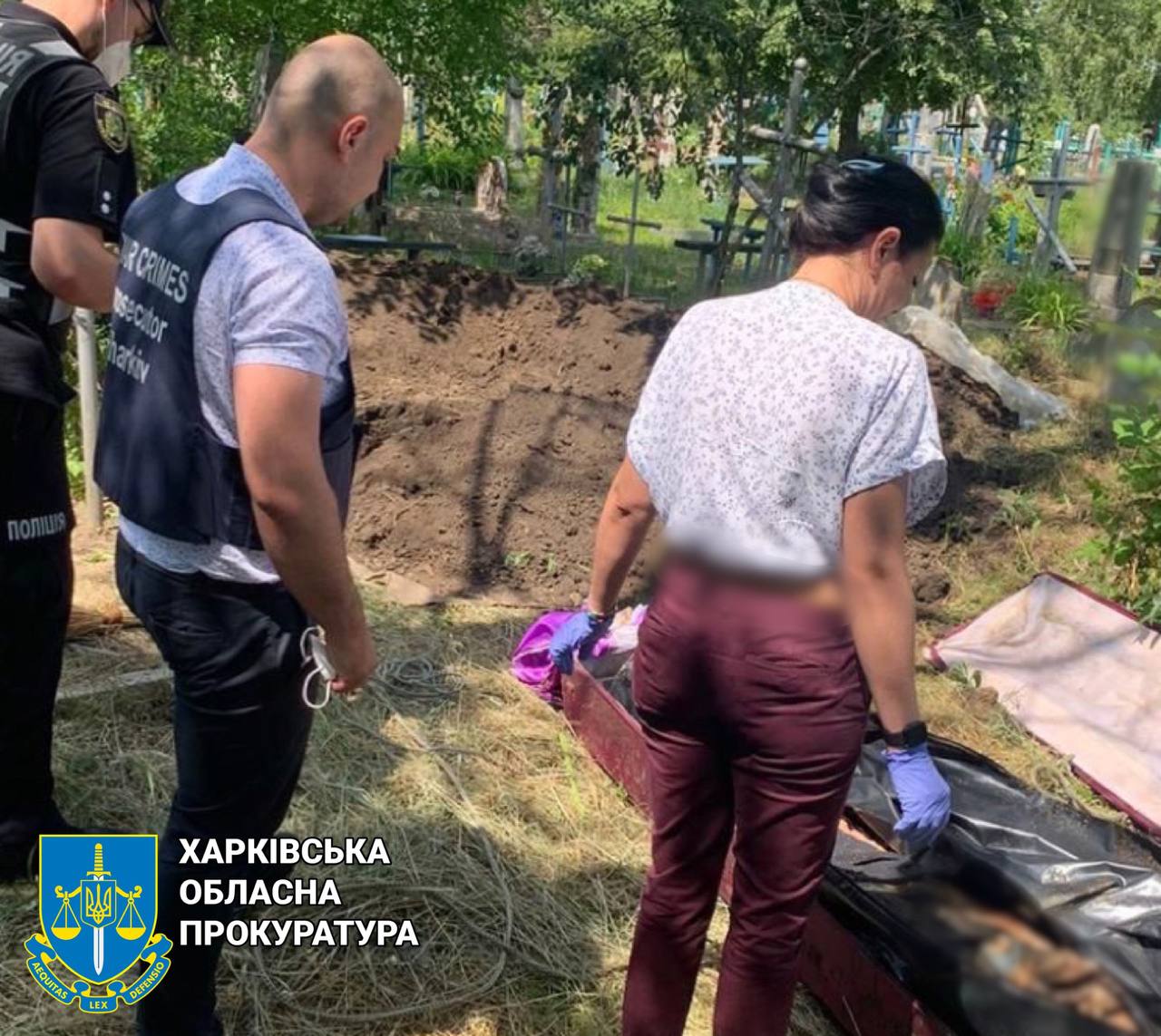 Торік 26 лютого окупанти розстріляли на Харківщині авто з цивільним: правоохоронці ексгумували труп жертви