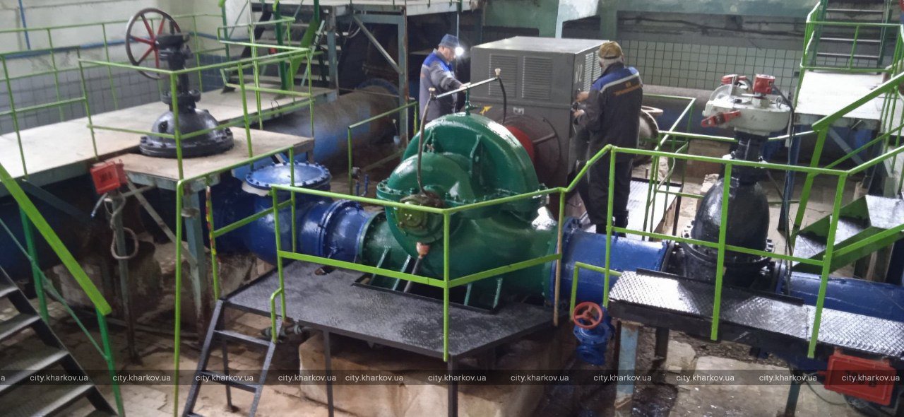 В Індустріальному районі відновили роботу насосної станції