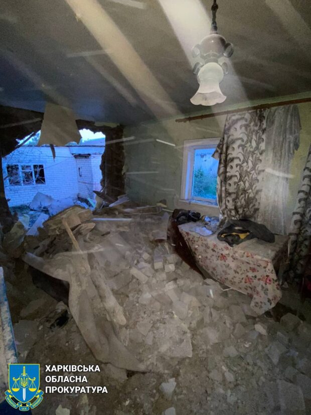 Внаслідок чергових ворожих обстрілів Харківщини травмовано мирного жителя