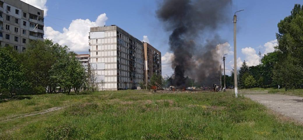 Росіяни обстріляли місто Первомайський