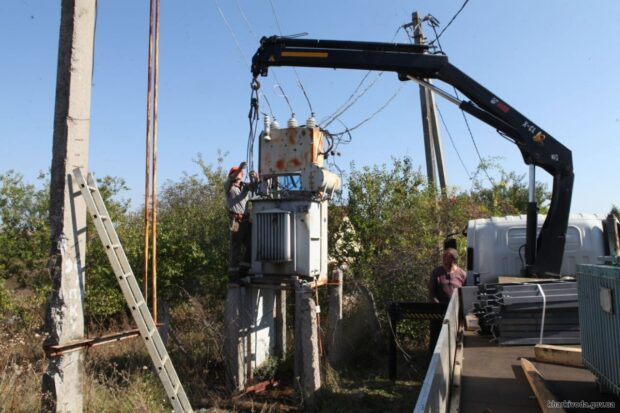 У Харківському районі до електромережі підключили ще один населений пункт