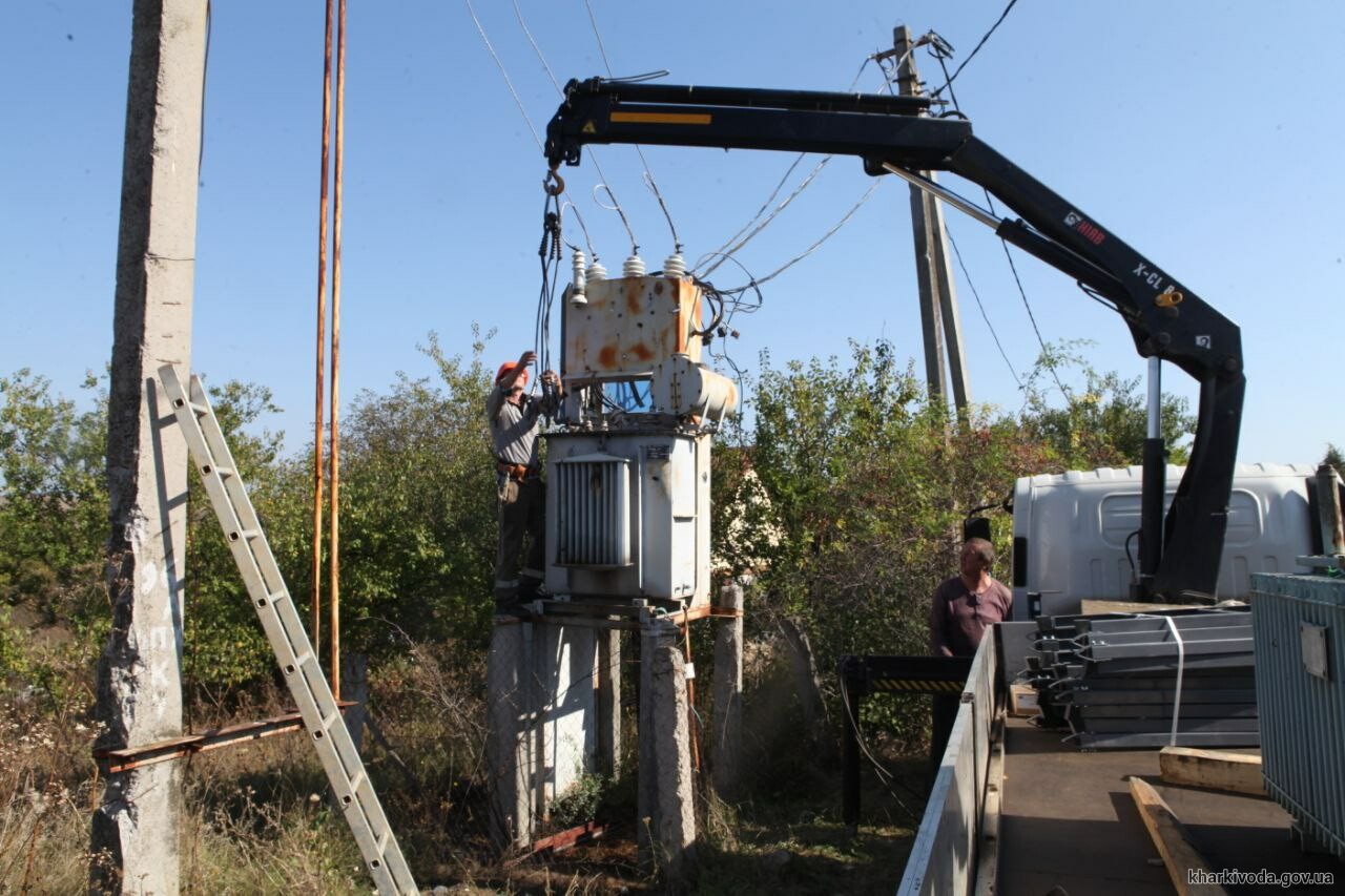 У Харківському районі до електромережі підключили ще один населений пункт