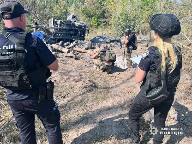 На Харківщині на міні підірвалася вантажівка