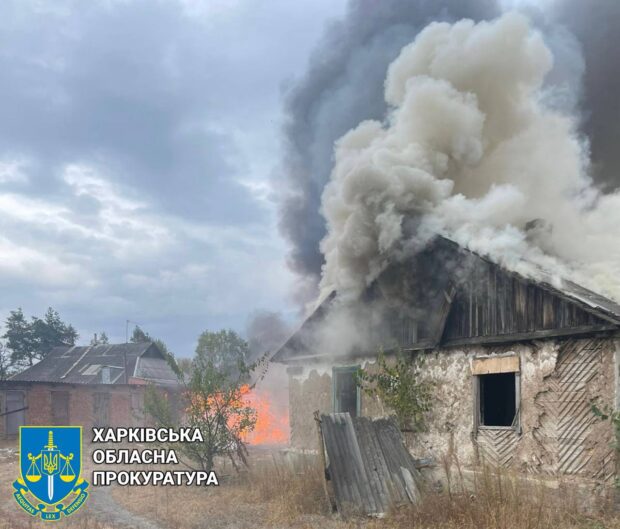 Правоохоронці зафіксували наслідки чергових ворожих обстрілів Харківщини