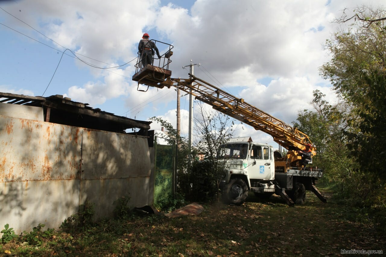 У Харківському районі завершують відновлення електромережі ще одного населеного пункту