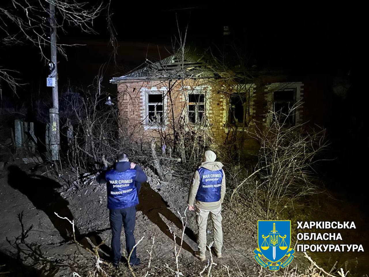 Внаслідок російського обстрілу села на Харківщині травмовано мирного жителя