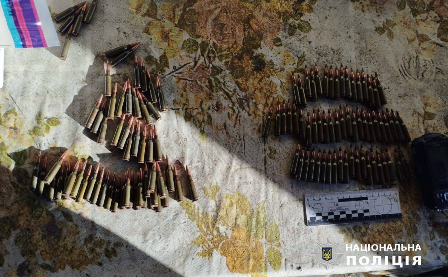 Поліцейські викрили мешканця Ізюмського району у незаконному зберіганні боєприпасів