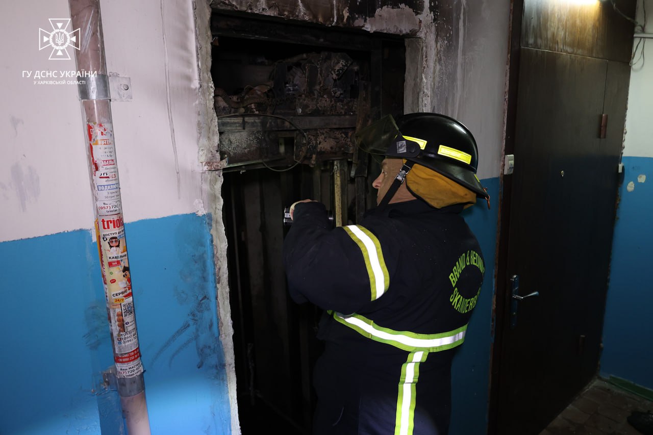 У Харкові в ліфті згоріла людина — ДСНС