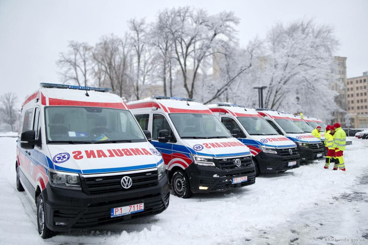 7 нових автівок отримали бригади «екстренки» Харківщини