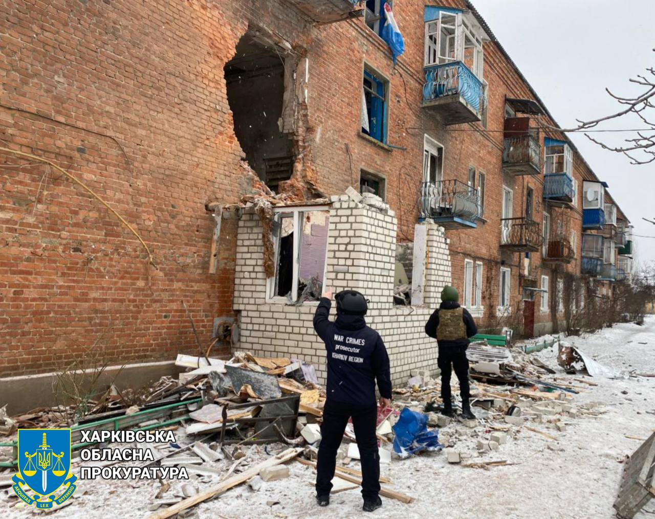 Правоохоронці зафіксували наслідки ворожих ударів по Купʼянську та Боровій: є постраждалі