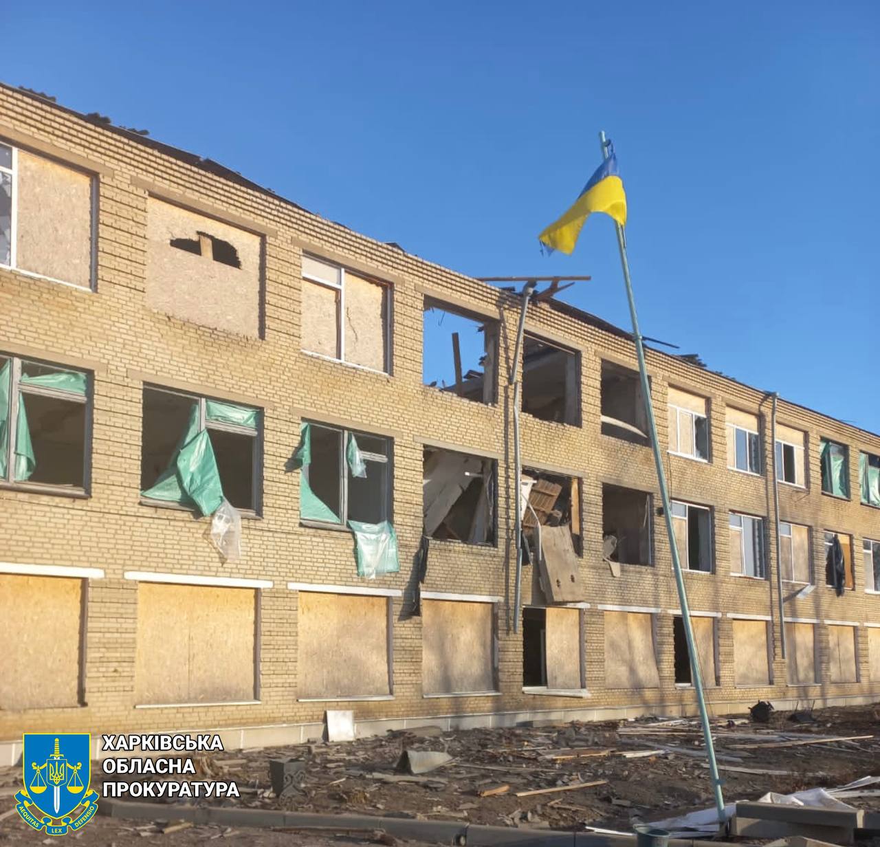 Окупанти здійснили атаку безпілотниками по селу на Богодухівщині