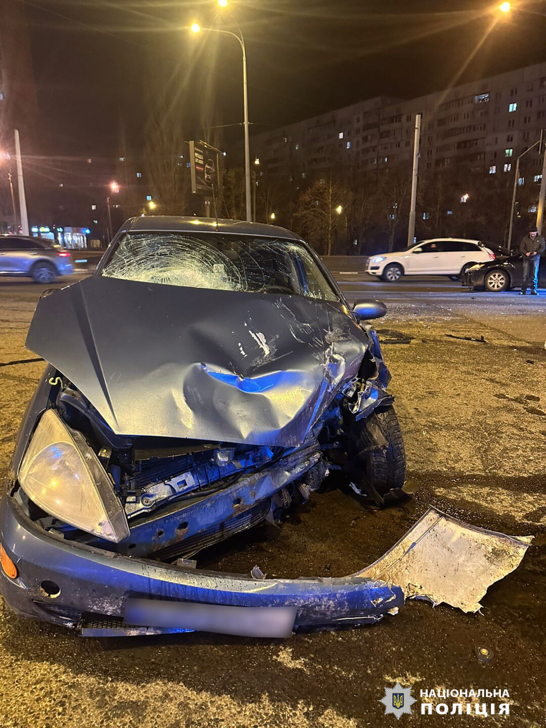 У Харкові в результаті аварії постраждав водій автомобіля