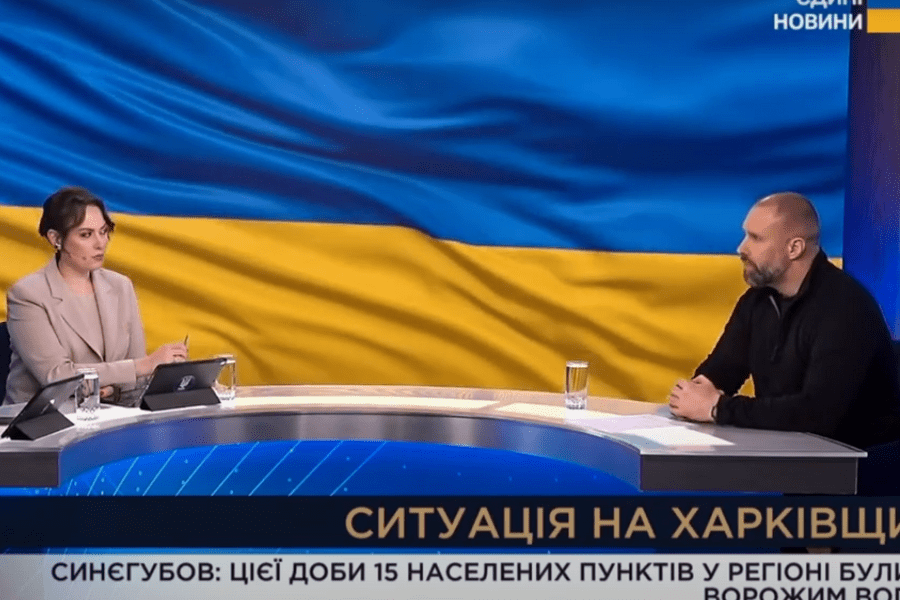 У студії Національного марафону Синєгубов розповів про оперативну ситуацію в регіоні