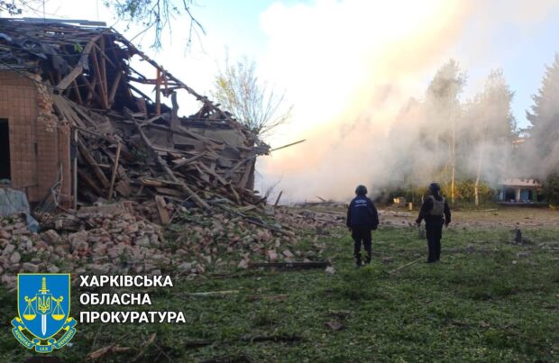 Розпочато провадження за фактом ворожого удару по селищу Борова на Ізюмщині