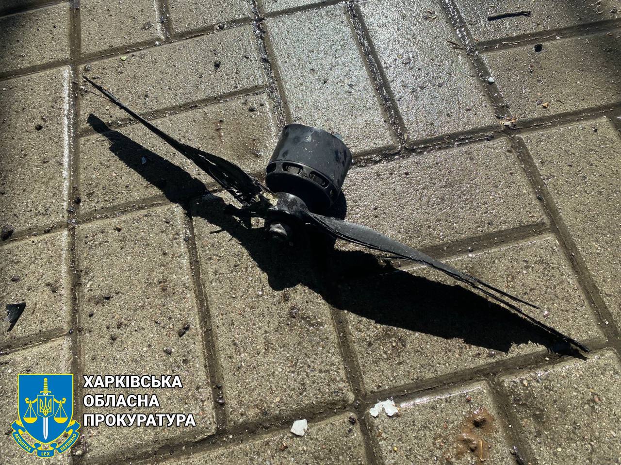 Росіяни завдали удар безпілотником по місту Дергачі на Харківщині