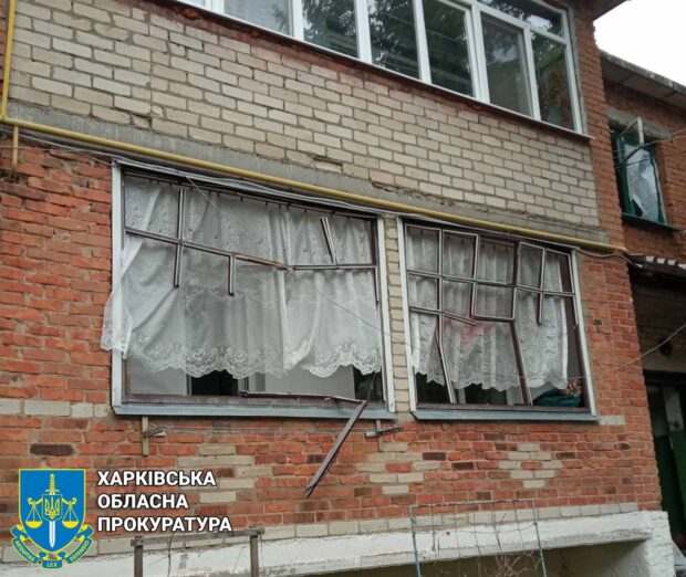 Через російські артудари по селу на Харківщині пошкоджено цивільні обʼєкти