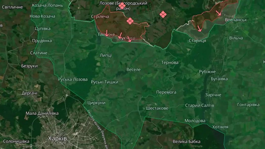 Росіяни навряд чи спроможні захопити Харків без додаткових сил, але прагнуть заволодіти Вовчанськом — британська розвідка