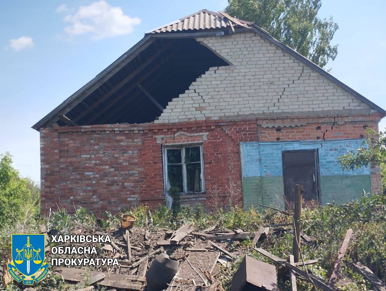 Внаслідок ворожих обстрілів Харківщини поранено мирну мешканку