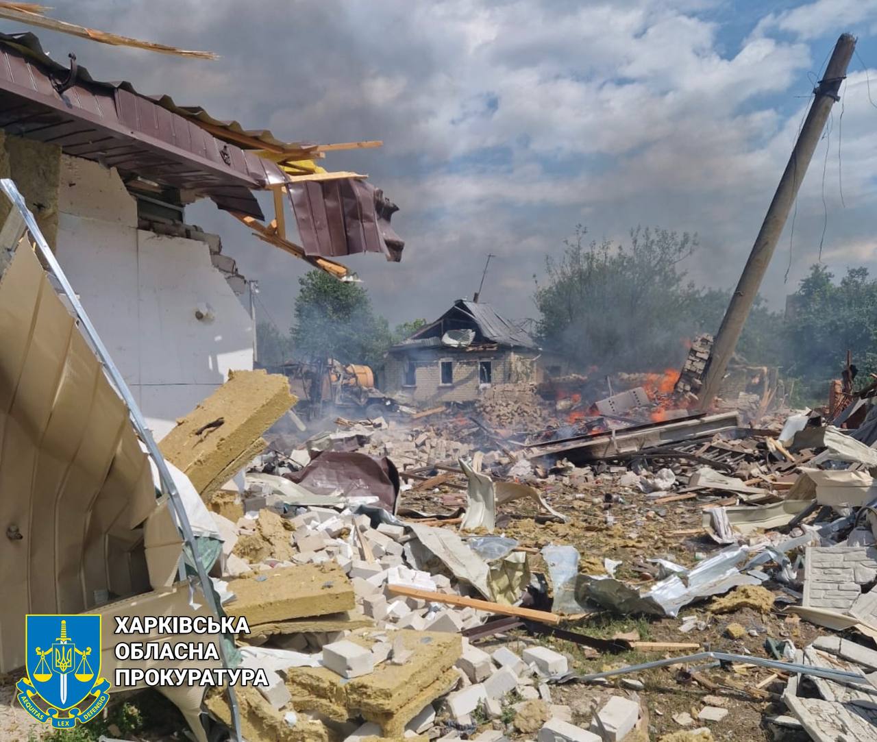 Внаслідок ворожих атак по Харківщині постраждав мирний мешканець