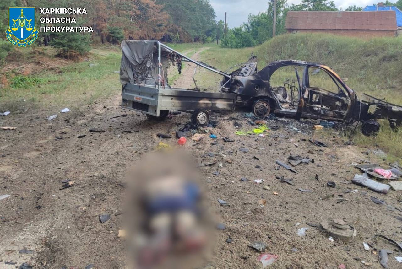 На Харківщині внаслідок підриву на російській міні загинули двоє людей