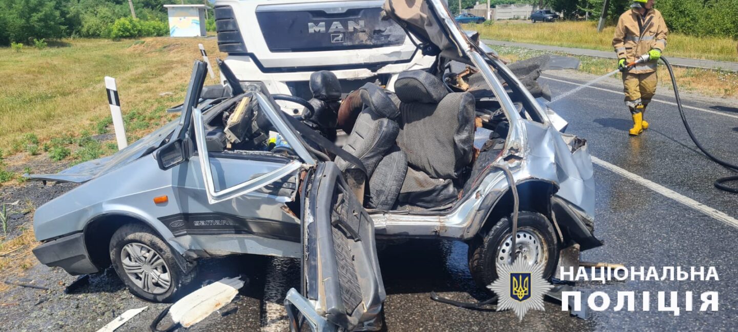 На Харківщині внаслідок ДТП загинуло троє людей