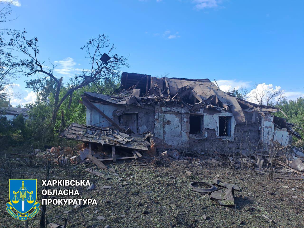 Внаслідок ворожих ударів по Купʼянщині постраждав мирний мешканець