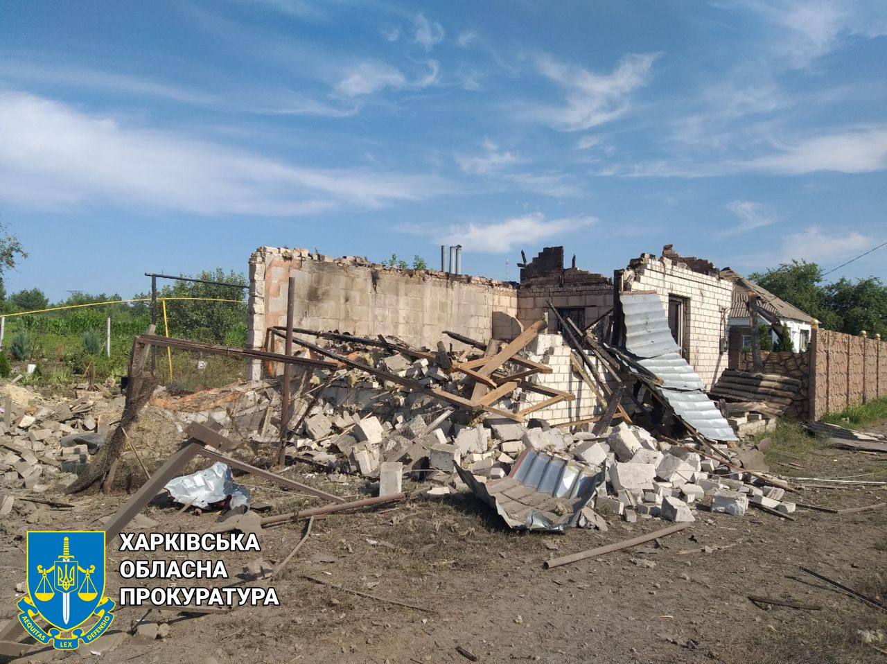 На Харківщині через обстріли з боку російської армії поранено шістьох мирних мешканців: прокурори фіксують наслідки