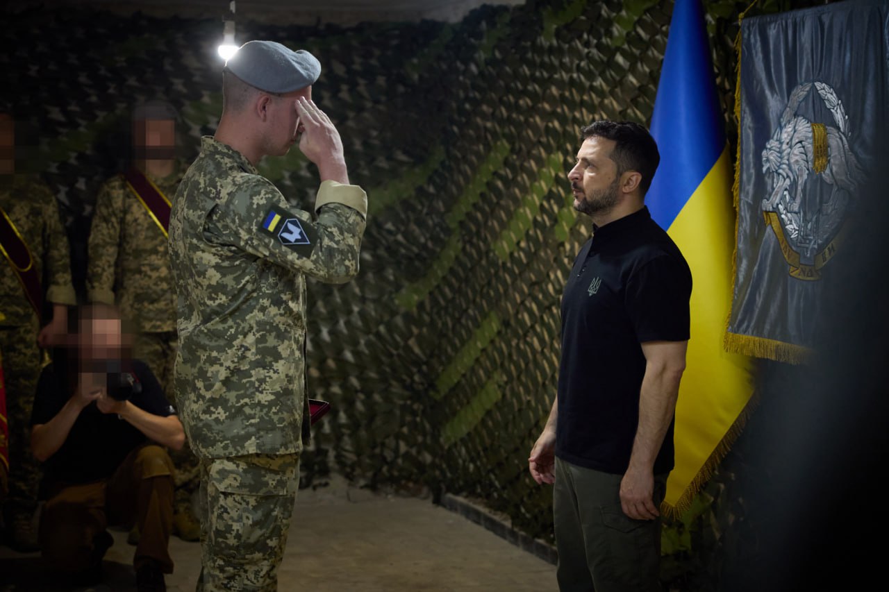 Президент на Харківщині привітав воїнів із Днем Сил спеціальних операцій