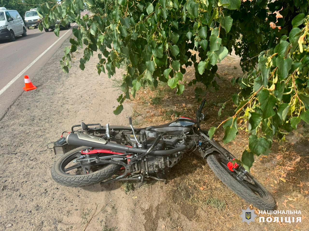 У місті Богодухів на Харківщині внаслідок ДТП постраждав 16-річний водій мотоцикла