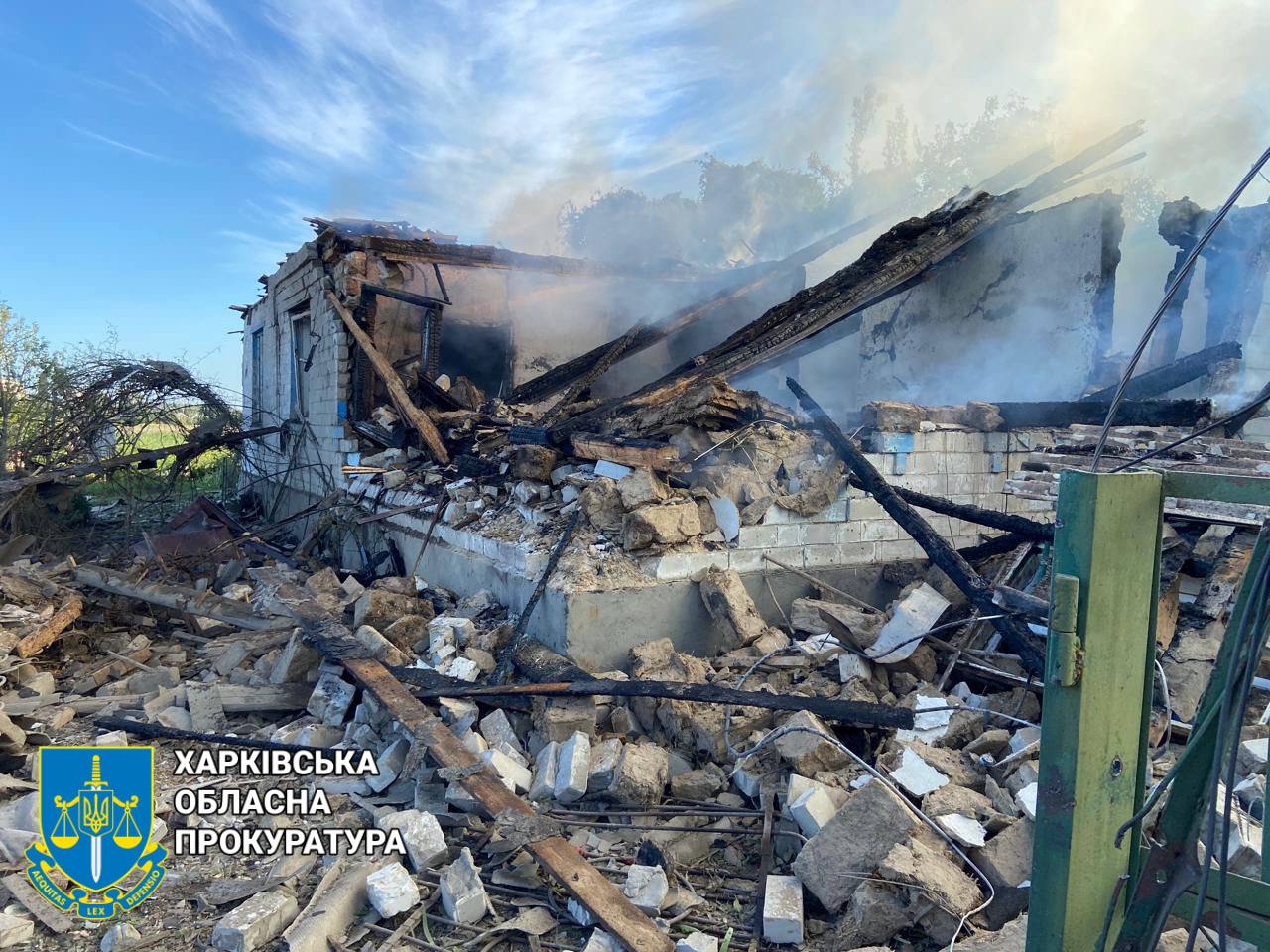 Внаслідок ворожих ударів по Харківщині постраждали двоє мирних мешканців