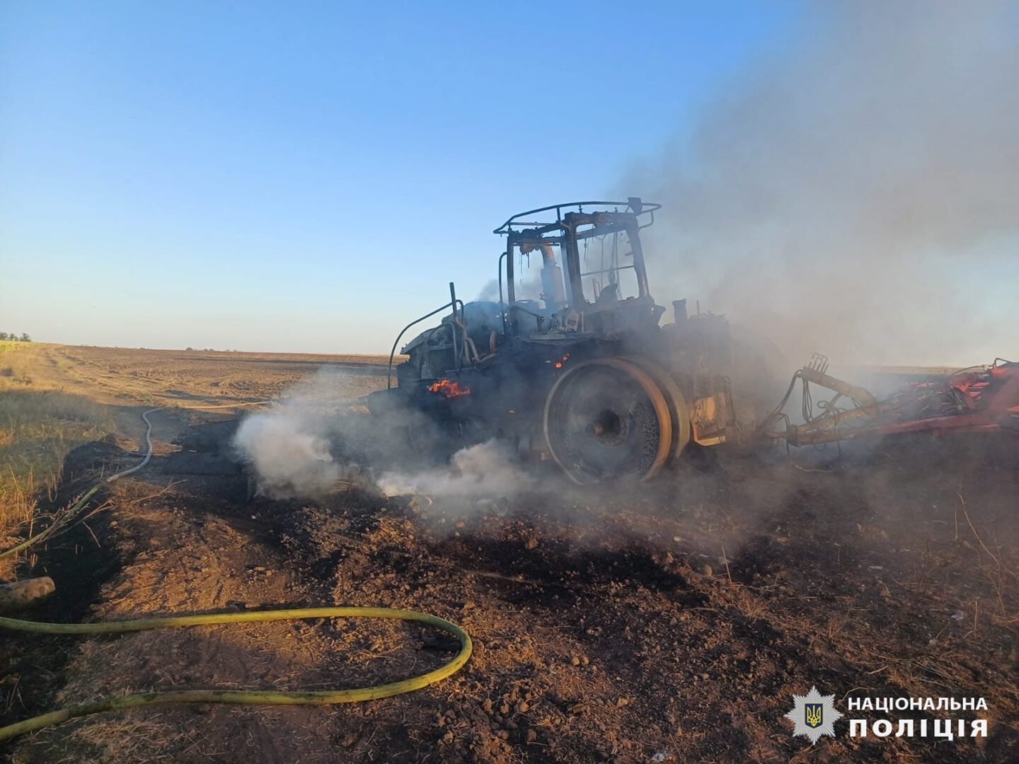 На Харківщині трактор підірвався на невідомому вибуховому предметі